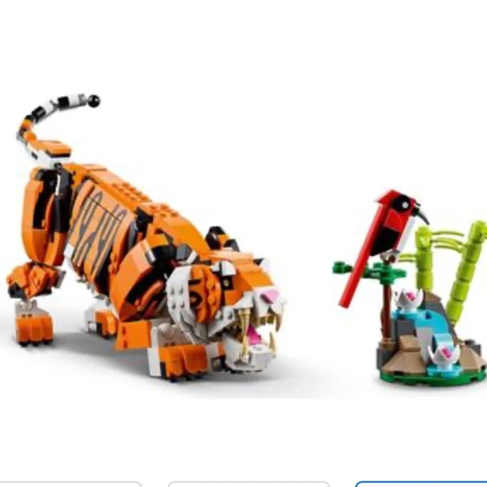 Lego creator 3 in 1 majestic tiger, koi, panda set new in sealed box 755 pieces